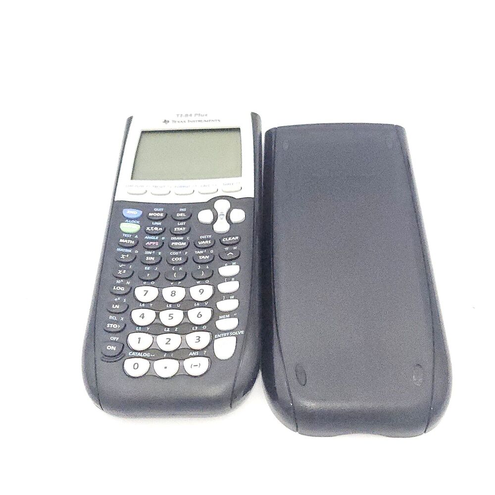 Texas Instruments TI-84 Plus Graphing Calculator Tested Working School Calc